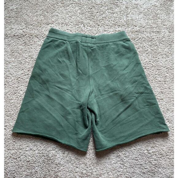 Y2K Abercrombie 1892 Cotton Blend Drawstring Waist Sweat Short Green Boys Size L - Picture 6 of 8